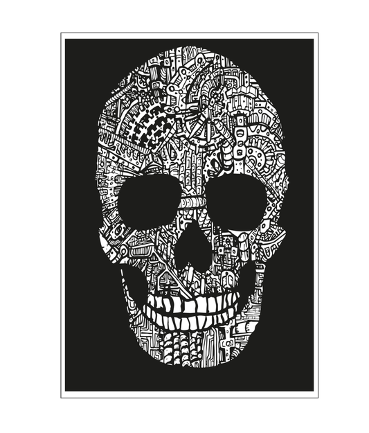Art Print - Midnight Skull - Charlton