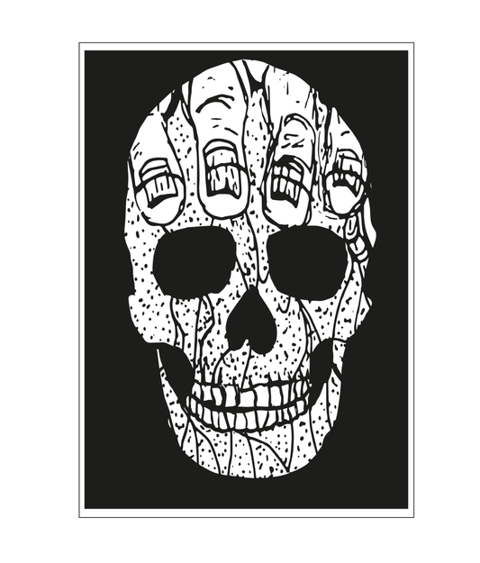 Art Print - Midnight Skull - Edgar