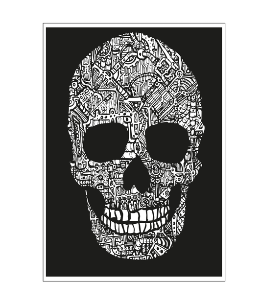 Art Print - Midnight Skull - Beatrice