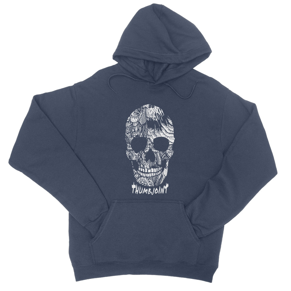 Midnight Skull Adam College Hoodie