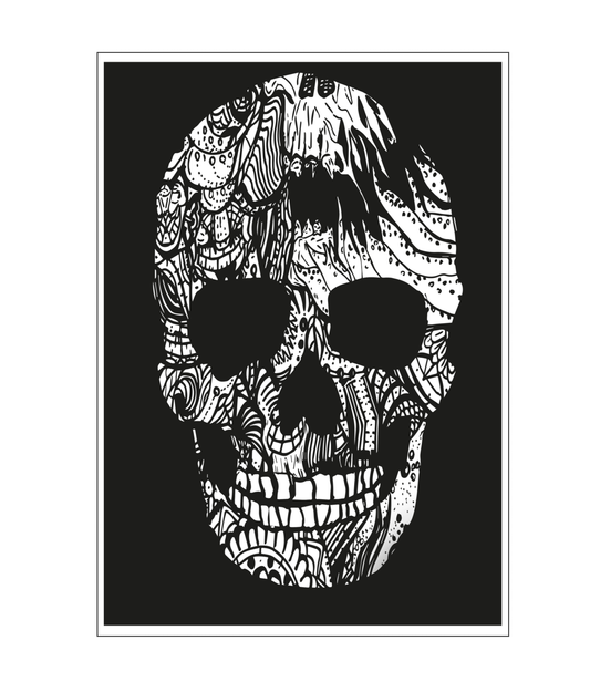 Art Print - Midnight Skull - Adam